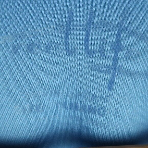 REEL LIFE BLUE LONG SLEEVE ROUND NECK RASHGUARD UV PROTECTION SHIRT SIZE MEDIUM - Picture 4 of 5